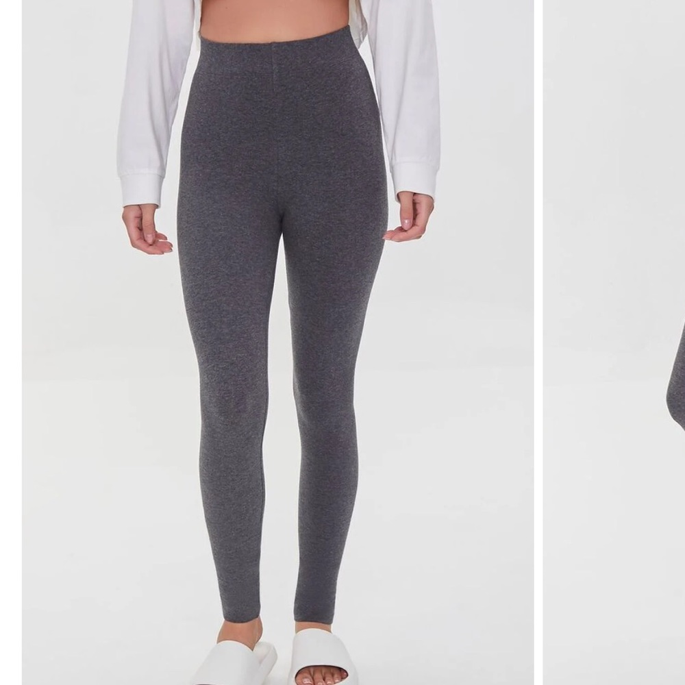 Gray Forever 21 Leggings